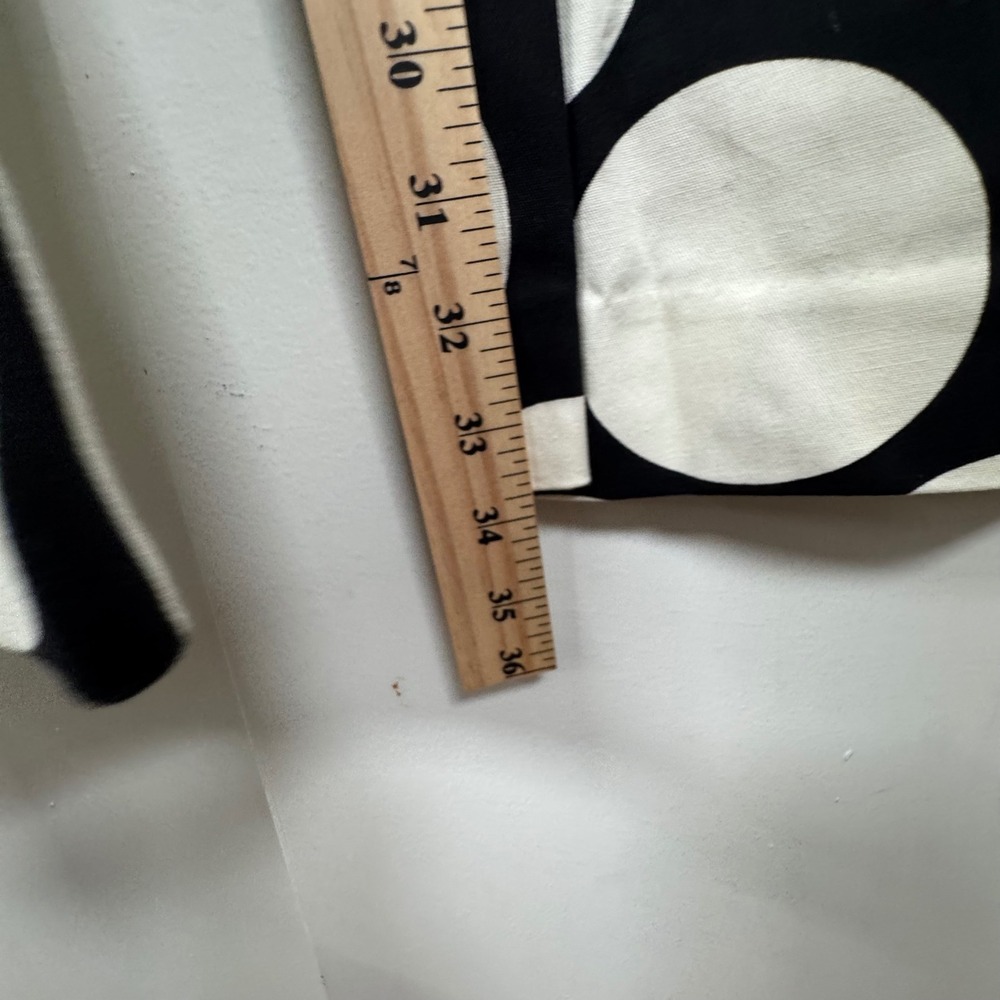 Zara Studio Womens White Black Polka Dot Wide Leg High Rise Pants Size M - Picture 7 of 7
